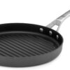 calphalon signature hard anodized nonstick 12 inch round grill pan