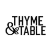 thyme and table cookware