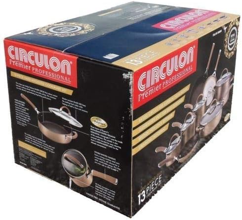 circulon premier professional 13 piece non stick cookware set