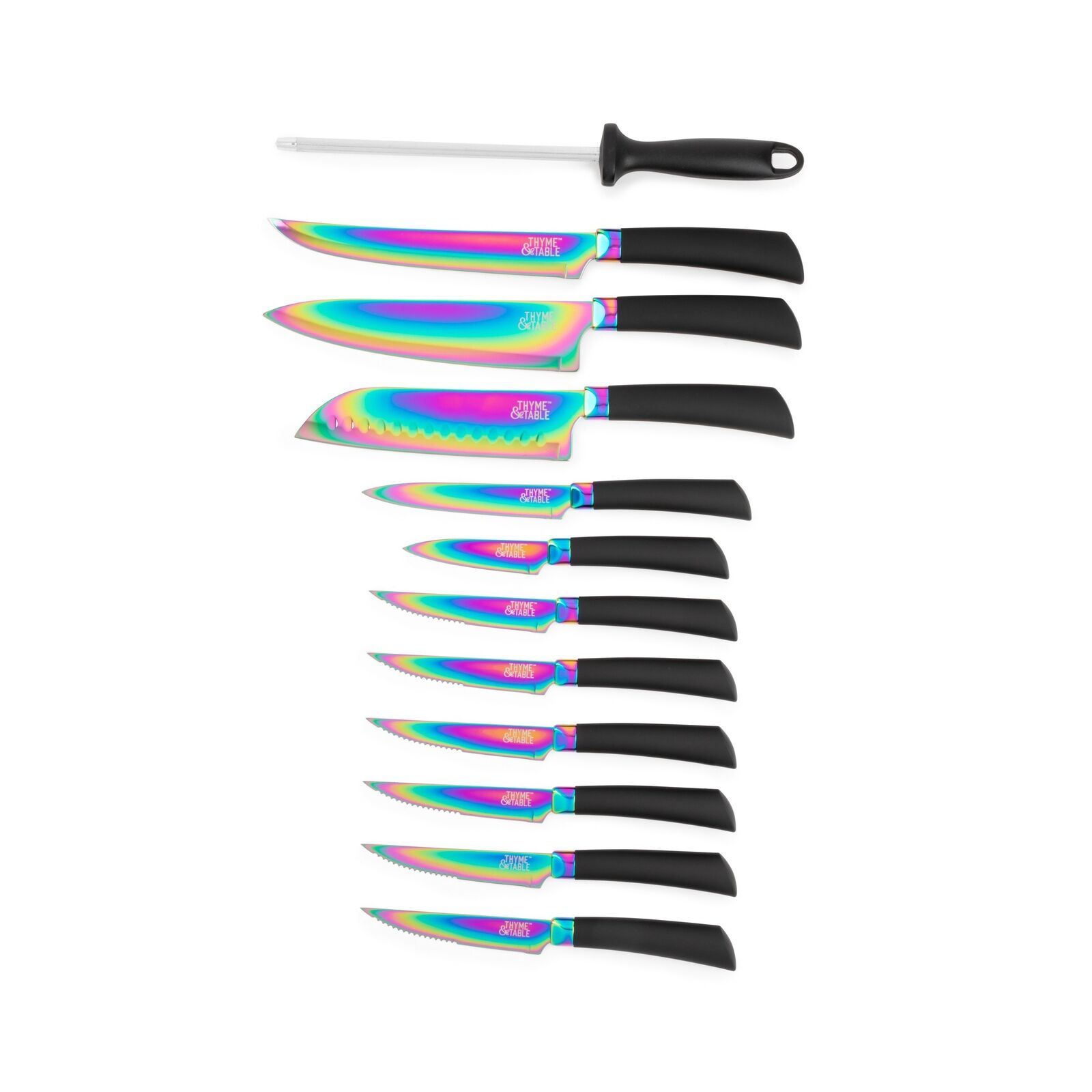 thyme and table rainbow knife set