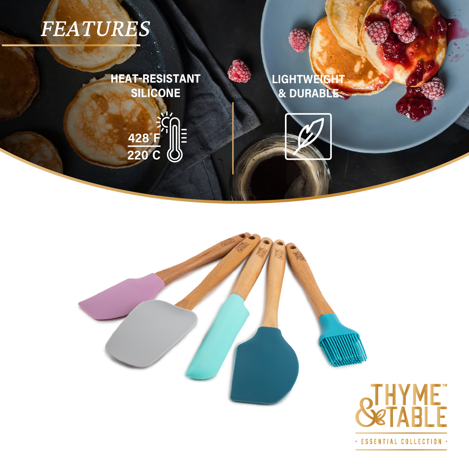Thyme And Table Silicone Utensils